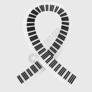 黑白钢琴键盘钥匙彩虹艺术白色合成器娱乐乐器音乐黑色插图背景图片