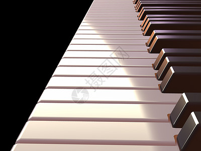 黑白钢琴键盘钥匙插图艺术乐器伽马娱乐音乐黑色白色彩虹背景图片
