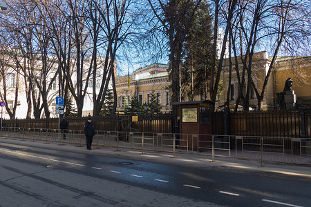 乌克兰大使馆在莫斯科邻居外交历史领事馆金融合作大使馆夫人贸易国际背景图片