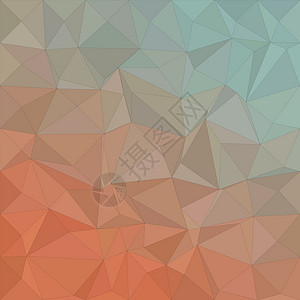 不规则三角形马赛克矢量背景设计橙子几何钻石推介会网格小册子地面青色电脑艺术背景图片