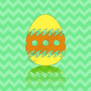 彩色复活节Egg背景图片