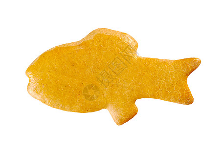 姜饼饼干食物饼干鲤鱼背景图片