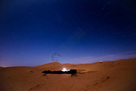 夜星撒哈拉东方高清图片