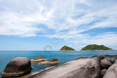 海泰国热带蓝色海滩海洋旅行背景图片