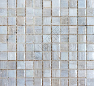 马赛克墙白摩西砖块抽象纹理和背景陶瓷马赛克建造装饰正方形制品浴室地面艺术白色背景