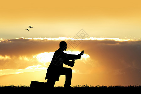日落时少林纪律防御训练娱乐武术空手道攻击力运动闲暇保卫背景图片