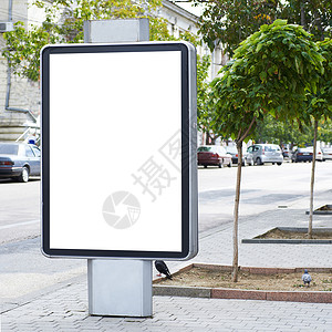 空白支架广告木板清除高清图片