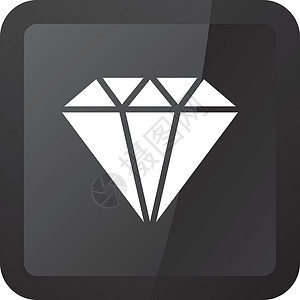 钻石珠宝网页奢华白色水晶按钮圆圈收藏石头网络宝石背景图片