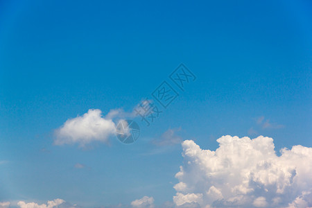 夏季季节自然云白色天空水平背景图片