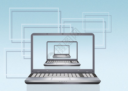 笔记本电脑插图技术互联网网络屏幕上网高科技安全代码背景图片