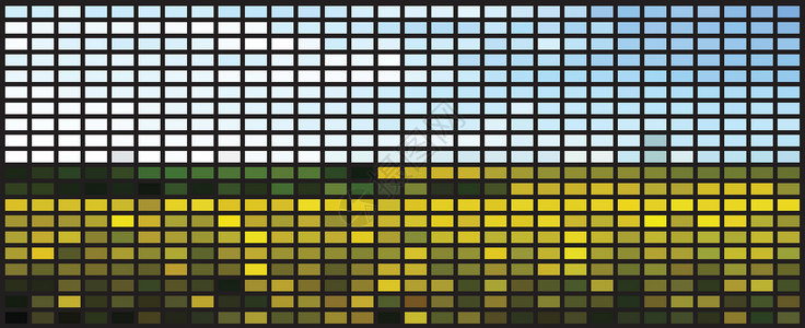 抽象马赛克黑色黄色插图蓝色长方形矩形背景图片