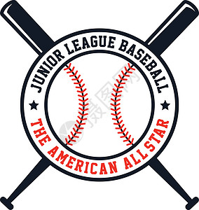棒球联盟他们徽章运动蝙蝠锦标赛插图游戏星星横幅团队闲暇背景图片