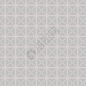 传统的费尔岛模式 无缝针织饰品墙纸毛衣粉色织物灰色纺织品工艺小岛刺绣白色背景图片