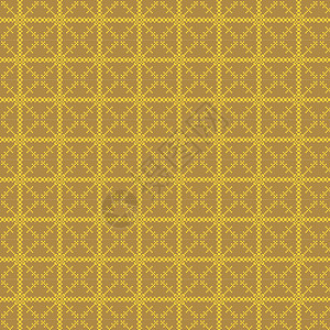传统的费尔岛模式 无缝针织饰品墙纸纺织品黄色毛衣织物白色棕色工艺刺绣小岛背景图片