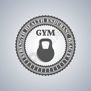 体育图肌肉标识青春锻炼运动竞技徽章中心健身房举重背景图片