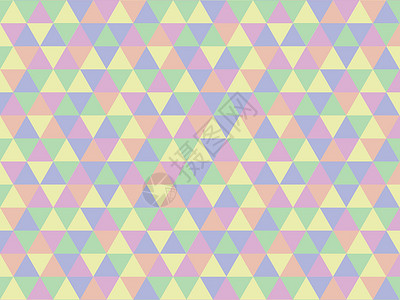 抽象几何三角形图案背景墙纸插图马赛克绿色黄色粉色钻石背景图片