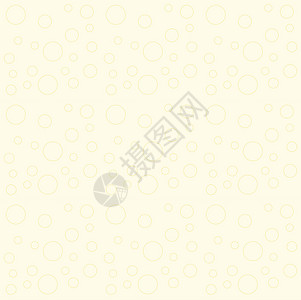 圆形无缝图案背景黄色圆圈纺织品插图墙纸织物白色背景图片