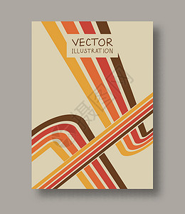 带颜色线的小册子创造力卡片推介会网站打印网络横幅商业曲线艺术背景图片