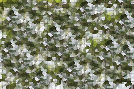 摘要背景 自然绿色和白色瓷砖的马赛克风格背景图片