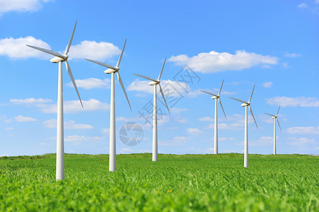 风风涡轮风力资源活力工业金属发电机生产涡轮机全球技术创新高清图片素材