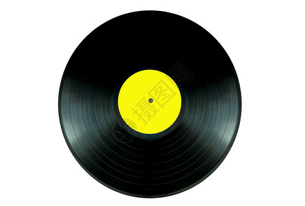 乙烯记录专辑塑料空白标签配乐音乐转盘立体声背景图片