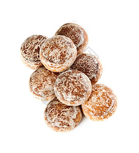 俄罗斯薄荷姜饼甜点食物文化蜂蜜棕色白色蛋糕糖果乐趣糕点背景图片