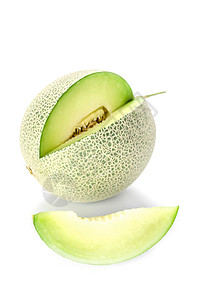 白色的绿瓜饮食热带水果食物绿色蔬菜西瓜背景图片