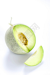 白色的绿瓜绿色西瓜蔬菜热带饮食水果食物背景图片