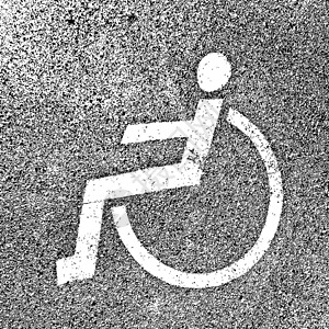 轮椅上的残疾人沥青上有残疾人标志的停车场 矢量怡乐思座位帮助插图邮票交通创造力黑色圆圈质量海豹插画