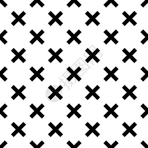 平铺黑色和白色 x 交叉矢量模式打印检查检查器地面网站木板织物正方形三角形装饰品背景图片