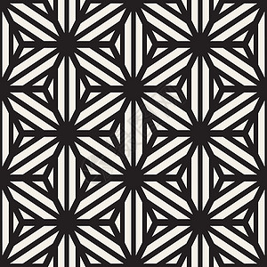 矢量无缝线网格几何图案对角线打印装饰墙纸白色纺织品马赛克条纹立方体风格背景图片