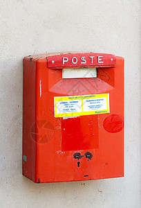 红色邮箱信箱金属白色事业背景图片