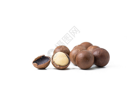 坚果食物团体种子棕色裂缝水果背景图片