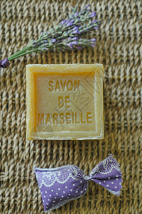 马赛肥皂自然织物高清图片