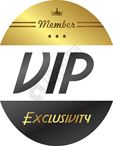 vip会员徽章星星金子卡片俱乐部舞蹈按钮创始人贵宾成员庆典背景图片