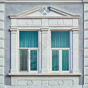 旧房子窗口建筑学玻璃建筑造型窗扇窗户工作公寓镂空石膏板背景图片