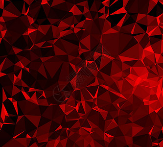 3D 多边形背景三角形红色墙纸插图背景图片