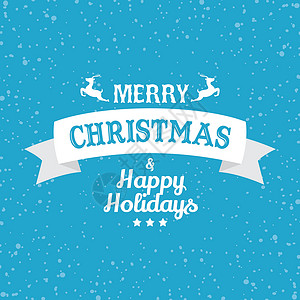 祝你圣诞快乐标题标签艺术卡片字体打印插图刻字庆典绘画背景图片