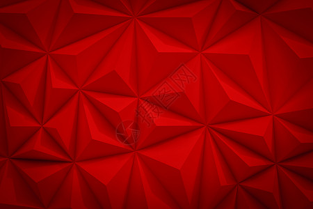 聚惠全城海报具有复制空间的抽象红色低聚背景 3d rende背景