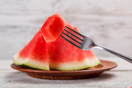 西瓜红色水果食物新鲜的高清图片素材