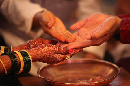 印度结婚礼仪传统文化马夫婚礼新娘婚姻背景图片