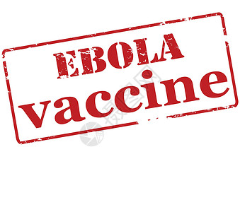 埃博拉疫苗墨水橡皮疫苗矩形红色邮票背景图片
