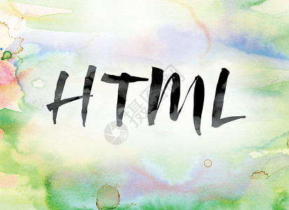HTML 彩色水彩和水墨字 Ar背景图片