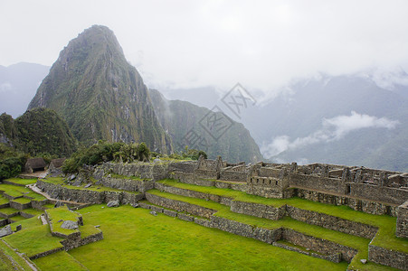 秘鲁 南美洲丛林拉丁古庙背景图片