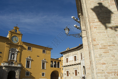 意大利地标建筑学房子历史天空旅行城市建筑背景图片
