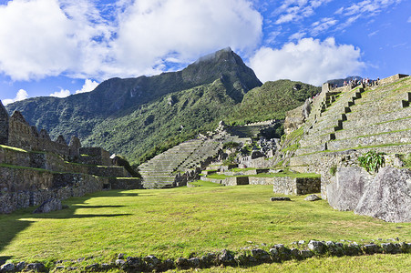 秘鲁 南美洲山脉拉丁海拔丛林热带古庙历史性圣谷背景图片
