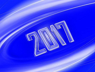 2017年蓝色抽象背景背景图片