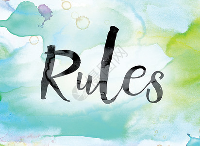 规则彩色水彩和水墨字 Ar背景图片