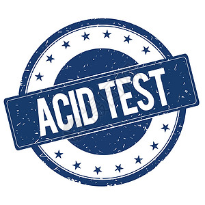 testACID TEST 印章标志背景