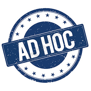 ADHOC 印章标志背景图片